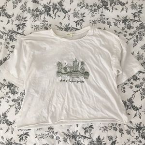 Urban Outfitters Embroidered Cactus T-shirt